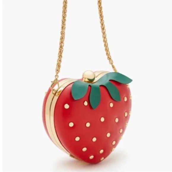 NWOT Strawberry Crossbody Purse - Picture 2 of 6